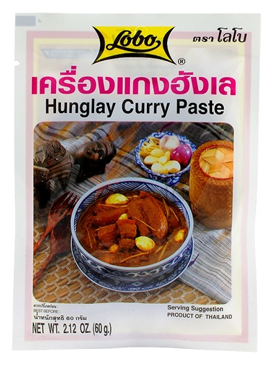 Hunglay curry paste - Lobo 60 g.